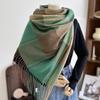 Winter Plaid Scarf Design Women Cashmere Pashmina Warm Shawl Lady Wrap Tassel Scarves Knitted Men Foulard Thick Blanket