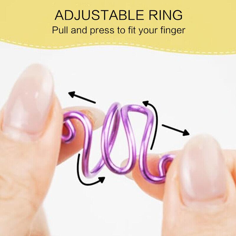 3 шт. Направляющая для натяжения крючком Кольцо для напёрстка с кольцом для пряжи Кольцо для наперстка