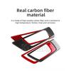 Real Carbon Fiber Sticker For Subaru Legacy Outback 2010--2014 LHD RHD Car Door Handle Bowl Frame Cover Trim Accessories