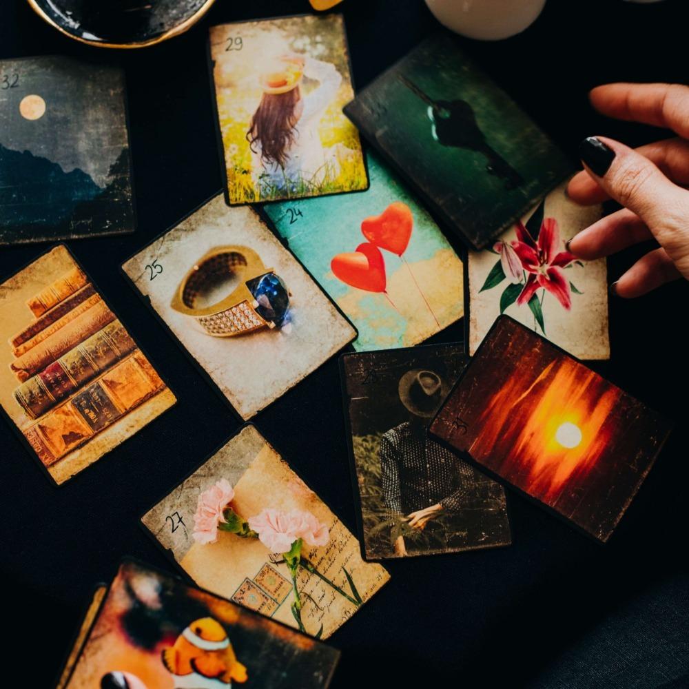 10,4*7,3 см, 36 шт. Карты, колода Брюма Ленорман, карты Таро