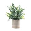 Artificial Small Potted Plants Faux Plant In Pot Decorative 6x9.4" Simulation Bonsai Fake
