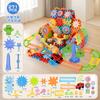 Электрические шестерни 3D модель самолета Конструкторы Пластиковые строительные блоки Образовательные игрушки для детей Детские строительные блоки Игрушка-конструктор