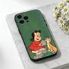 Cartoon The L-Little L-Lulu Show  Phone Case For iPhone 17,16,15,14,13,12,11 Plus,Pro,Max,Mini Silicone black Soft Cover