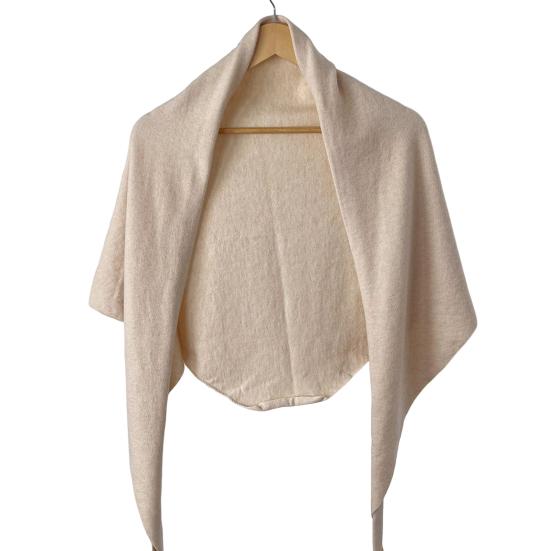 Women Knitted Shawl Wrap Scarf Striped Design Soft Imitation Wool Cashmere Cape Cardigan Shawl Coat Blanket