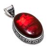 Подвеска из натурального красного лабрадорита из стерлингового серебра 925 пробы 2,36 дюйма a8E75