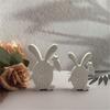 Bunnies Statue Silicone Candle Molds for Candle Soap Home Decoration Animal Shape Silicone Candle Molds for Epoxy Resin
