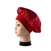 Women's Wide Brim High Elastic Satin Sleep Cap & Chemotherapy Hat for Autumn/Winter Hair Care