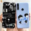 For Honor 9X Pro RU Case Cute Cartoon Cool Black Pink Silicone Back Cover For Huawei Honor9X Honor 9X Pro 9XPro 4G Phone Case