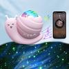 Aura Night Lights BT Speaker Remote Control LED Snail Projector Night Light Bedroom Aurora Starry Sky Light for Room Party Decor