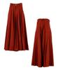 Lekyulli Wide Pleated Pants Burgundy