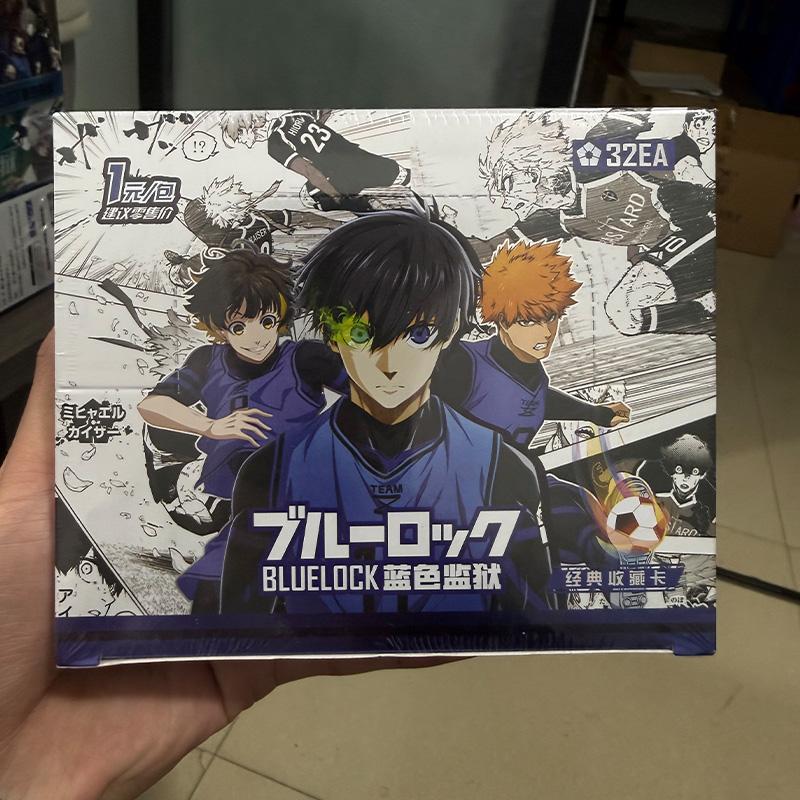 Коллекция коллекционных карточек аниме Blue Lock Редкий бустер персонажей Коллекционный игровой подарок для фанатов