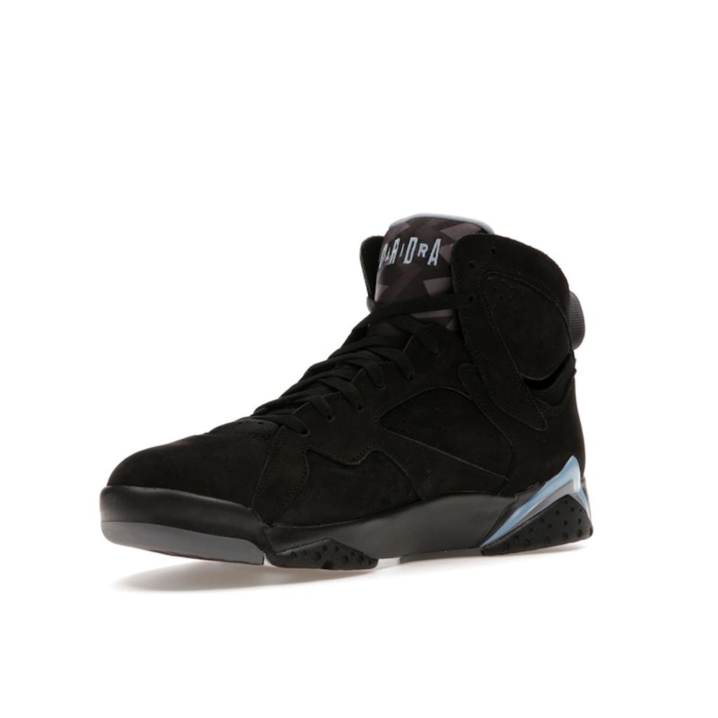 Air Jordan 7 Retro Chambray 2023 Unisex Sneakers Black Light-Graphite CU9307-004