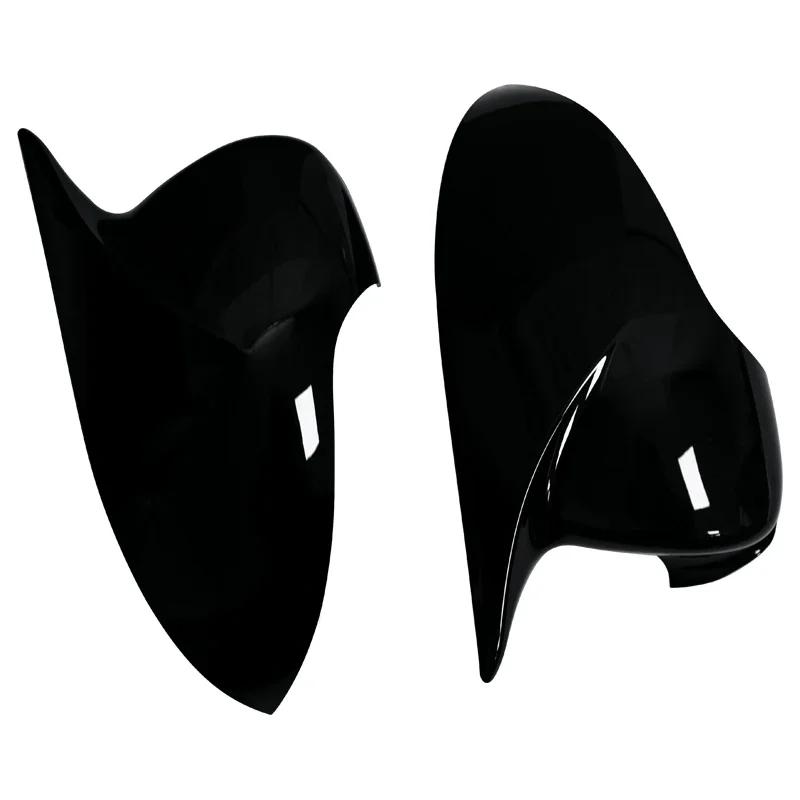 For Mercedes Benz E-Class W211 2006-2008 Car Sticker Rearview Side Mirror Cover Wing Cap Exterior Door Rear View Case Trim ABS