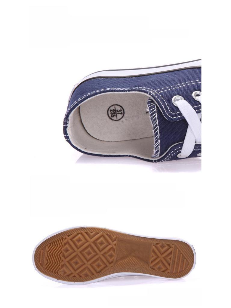 Женские базовые парусиновые туфли Fubu A01 с низким верхом, вулканизированный дизайн Evergreen