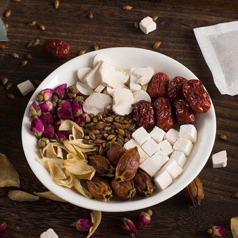 Чай из семян фиников Poria Cocos Spina 200 г. Чай из семян дикого ююбы. Травяной чай для здоровья.