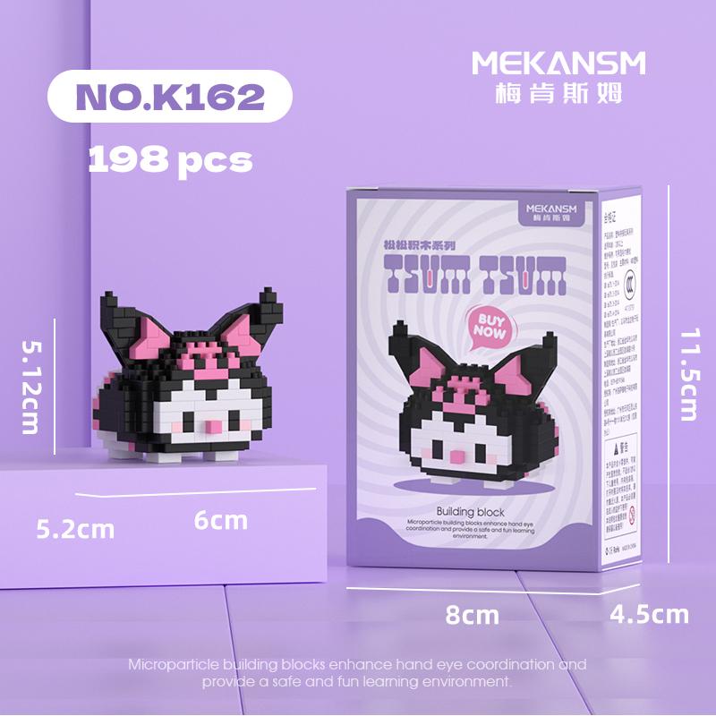 Мини строительные блоки Disney Sanrio, фигурки аниме, бриллиантовые кубики, Микки Маус, Минни Маус, Дональд Дак, Хелло Китти, DIY игрушки, подарки на фестиваль