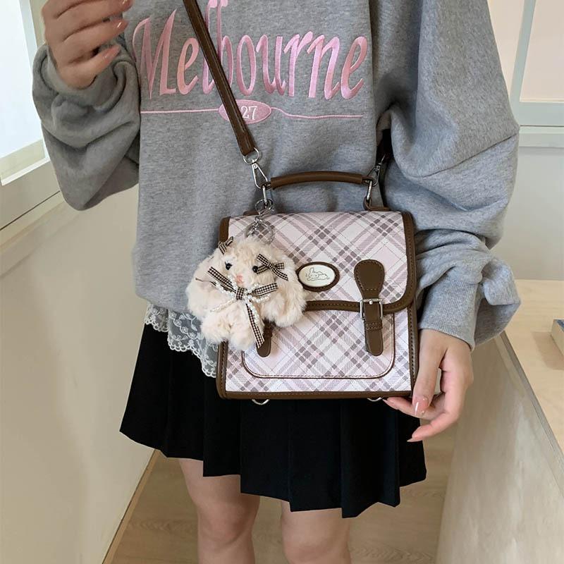 Рюкзак в стиле колледж, ретро, милый, женский, новый, осенне-зимний, премиальный, портативный, для поездок