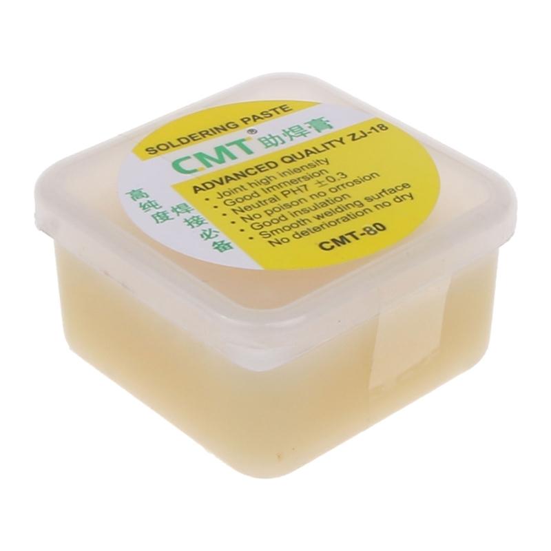 Механическая паяльная паста с флюсом 50 г Низкотемпературная пайка Неочищаемая Канифольная паяльная паста для мобильных телефонов / Печатных плат
