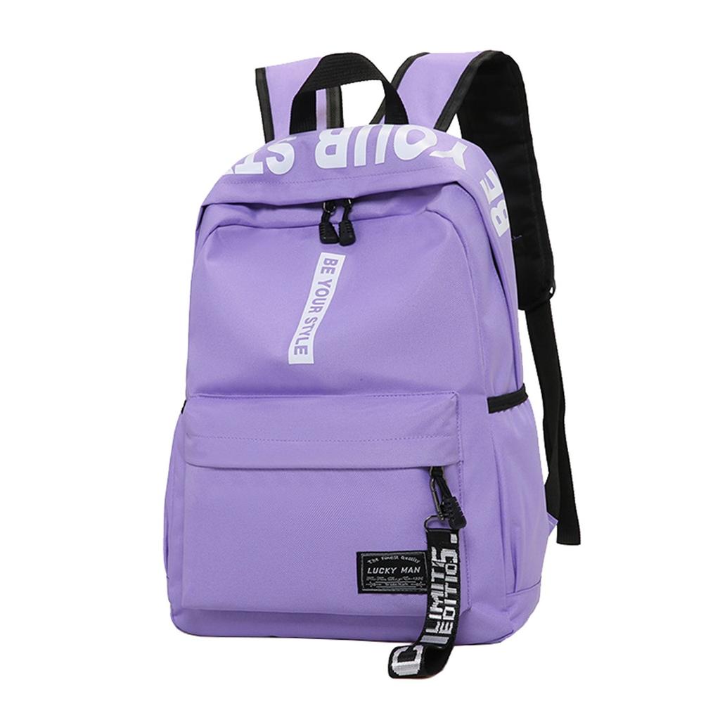 2025 New Style Backpack Unisex Junior High School and High School Students Backpack Large Capacity Korean Style Campus Canvas Double Shoulder Bag.