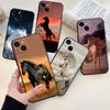 Running Horse Phone Case For iPhone Samsung Galaxy Redmi Xiaomi Oppo OnePlus Note S A 7 8 9 10 11 12 13 14 20 21 22 23 53 54 Pro Max Ultra TPU Soft