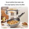 Midea 5.5L Multi-functional Electric Wok & Steamer Pot