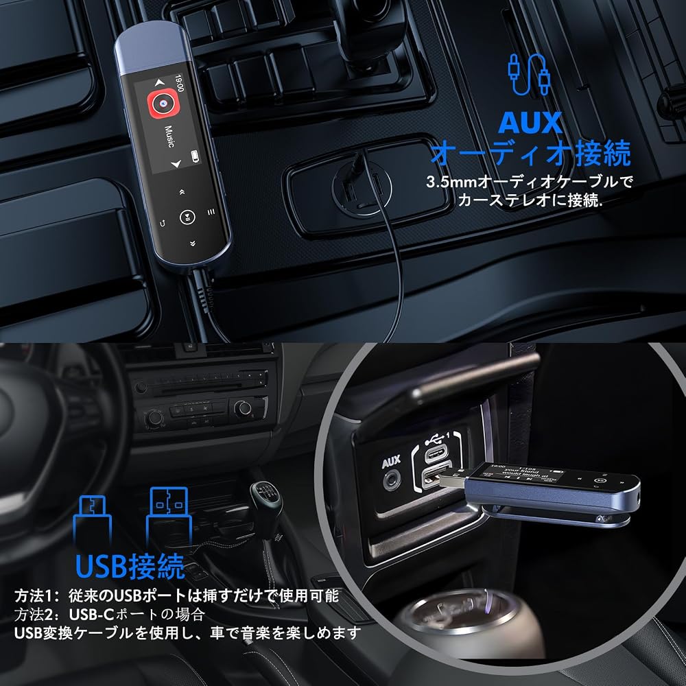 Ruizu 64 ГБ Bluetooth 5.3 Клип-плеер MP3-плеер с FM-радио и функцией записи