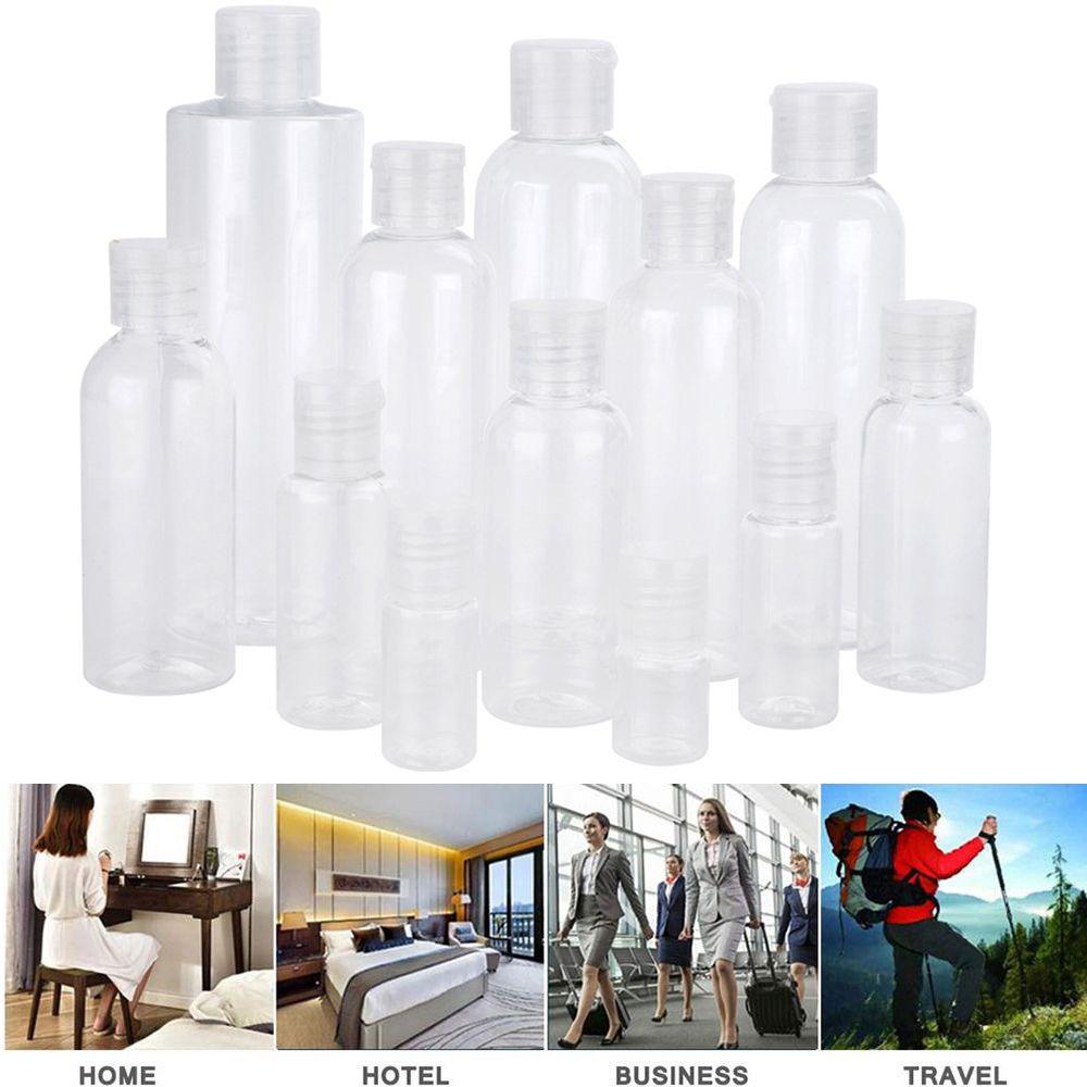 Free Portable Travel Plastic Cosmetic Spray Bottle Refillable Bottles Liquid Dispensers Transparent