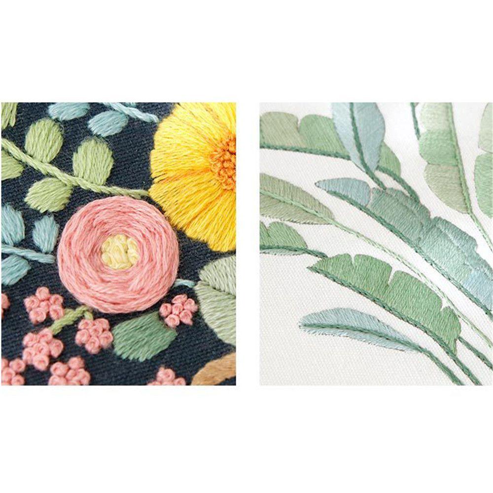 Flowers Plants Pattern Handmade Home Decoration Cross Stitch Embroidery Embroidery Starter Kit DIY