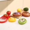 4 Pcs/Set Fruit And Vegetable Crisper Storage Containers Reusable Refrigerator Box Keeper for Onions Tomatoes Lemons Avocados