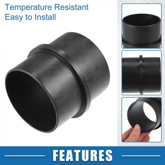 Universal 75mm OD Car Air Ducting Connector Straight Joiner Pipe Pack of 2