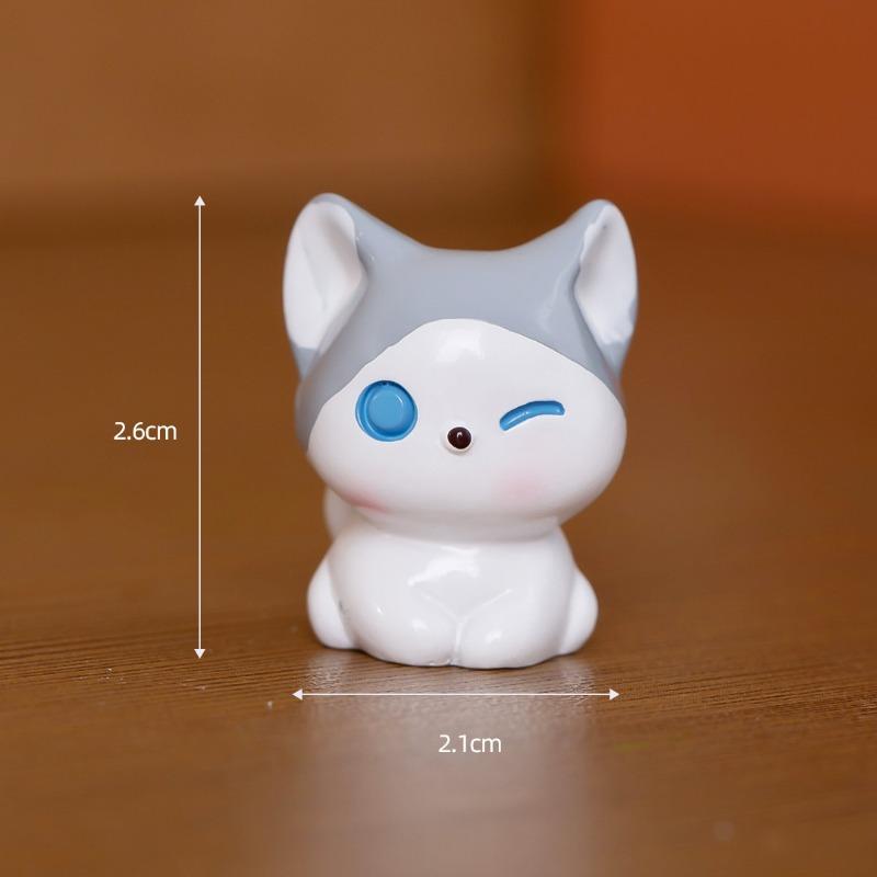 Микро-ландшафтные декоративные элементы Полимерные изделия Настольные маленькие украшения Мультяшные милые куклы Автомобильные кошачьи украшения