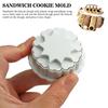 Jam Sandwich Flowers Cookie Cutter Mold 3D Biscuit Mould Pressable Fondant New Decor Baking Yea K5M7