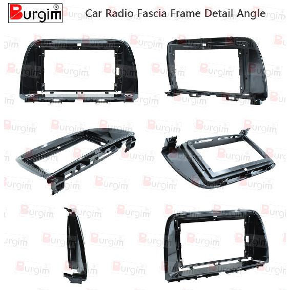 Burgim Car Android Radio Frame For Mazda CX5 CX-5 CX 5 KE 2012-2017 9 inch 2Din Stereo Panel Fascia 16PIN Harness Wire Canbus Radio Accessories 4
