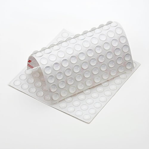 CHANGJIQ Cushion Rubber, 100 Pieces, Anti-Slip Rubber Feet, Cushioning, Seal, Door Stop, Anti-Slip, Soft Cushion, Adhesive, Transparent, Round, Hemisp