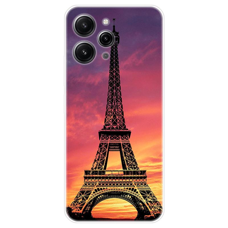 Для Xiaomi Redmi 12 Redmi12 4G Чехол Мягкая силиконовая задняя крышка Чехол для телефона с рисунком из мультфильма Креатив