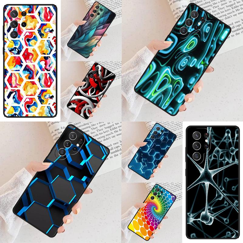 Abstract Cell Cell Phone Case for Samsung Galaxy S26 Ultra S25 S24 S23 S22 S21 S20 Note10 Cover