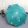 1pc Ocean Waves Bubbles Pattern Umbrella with Plastic Handle,Suitable for All Seasons Home Travel Outdoor UmbrellaM1394