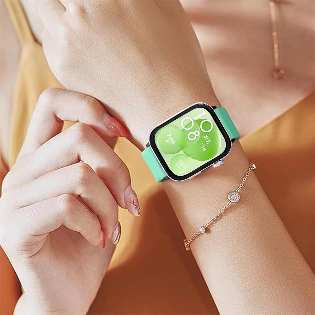 НОВЫЙ силиконовый ремешок для Huawei Watch FIT3/4 Pro, ремешок для часов, металлическая пряжка, спортивный браслет для huawei fit3 2 1correa, аксессуары