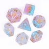 Cusdie D&D Дымовые кубики Dungeons and Dragons 7 многогранных кубиков D4 D6 D8 D10 D% D12 D20 для ролевых игр и настольных игр