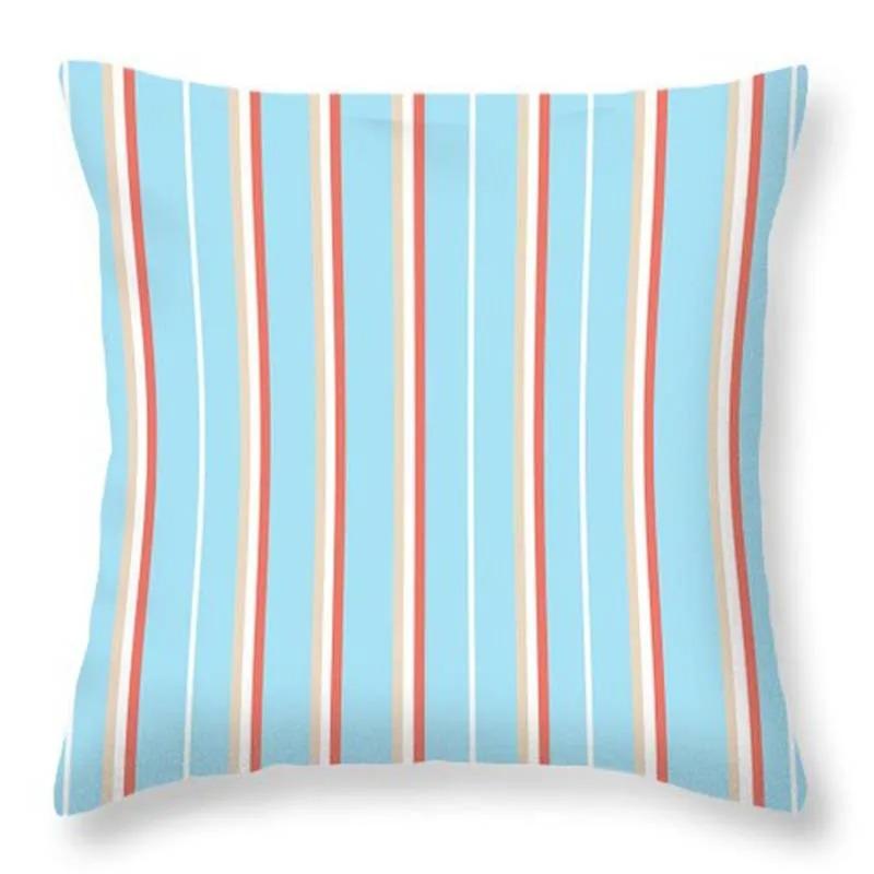 Luxury Home Decor Pillow Cover Car Living Room Sofa Cushion Cover Abstract Simple Stripe Print Pattern Cushion Cover