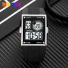 SKMEI 1967 Fashion LED Light Electronic Men's Watch Sports Waterproof Countdown Retro Dial Digital Watch relgios masculino