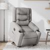 Electric Recliner Chair with Rising Function Cloud Grey Fabric