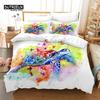 Sea Animal Duvet Cover Octopus Turtle Starfish Queen Bedding Set Microfiber Ocean Life Bedding Set King For Kids Boys Girls Teen