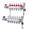 6-Branch Radiant Heat Manifold 1/2" PEX Tubing Floor Heating Manifold Set