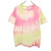 Gildan Tie-dye Short Sleeve T-shirt L Pink Men's Used