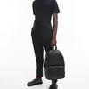 Calvin Klein /Однотонный школьный рюкзак из полиэфирного волокна черный