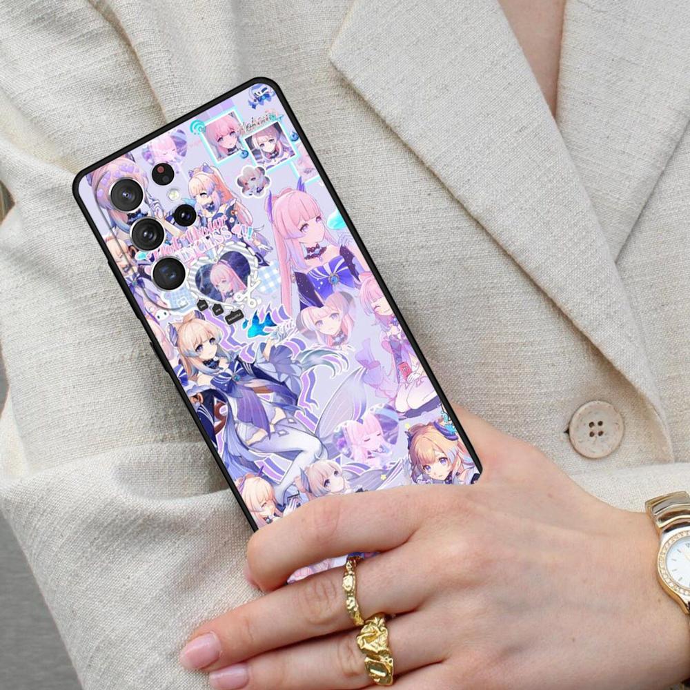 Fashion Genshin Impact Sangonomiya Kokomi Cell Phone Case for Samsung Galaxy S26 Ultra S25 S24 S23 S22 S21 S20 Note10 Cover