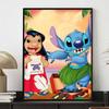 Full Round Diamond Painting Lilo & Stitch Art Rhinestone Picture Mosaic DIY 5D Cross Stitch Embroidery Home Decoration