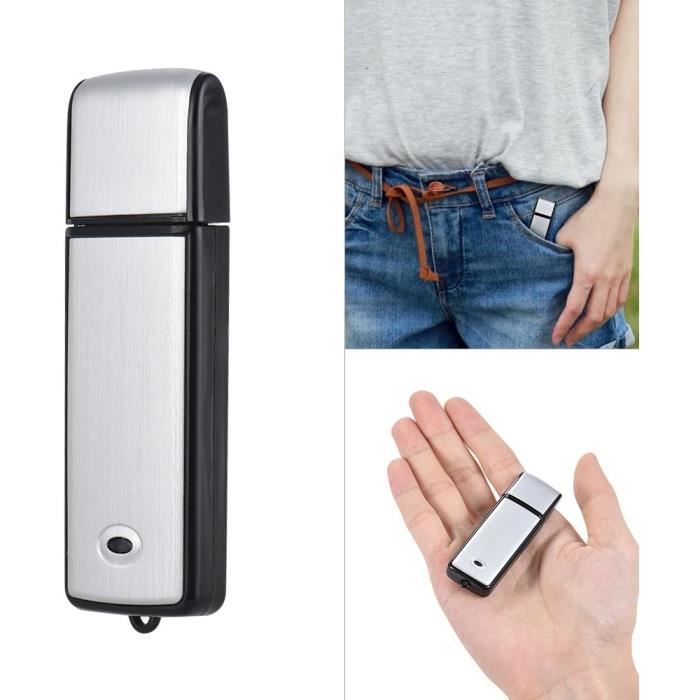 8 ГБ Диктофон Цифровой Регистратор USB-флешка Регистратор-ШпионДиктофон Голосовой Регистратор Флеш-накопитель Цифровой18 часов записи