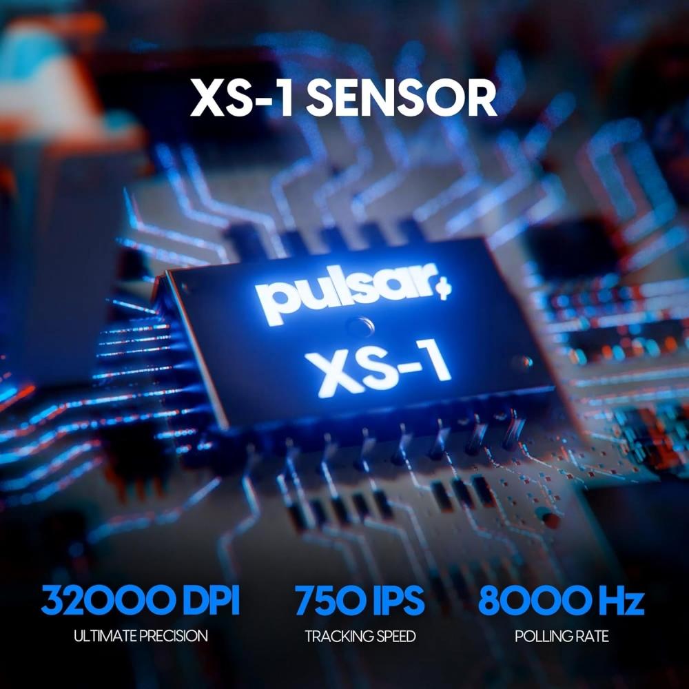 Pulsar Gaming Gears X3 Mini Беспроводная игровая мышь Ультралегкая 50 г 1 мс 3200
